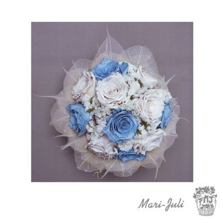 0000114_refn0002ramo-de-novia-rosas-preservadas-azul-blanco Ref.N0002.Ramo de novia rosas preservadas azul blanco.