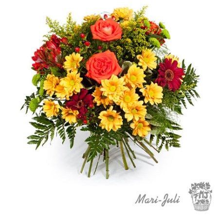 0000179_reffmj0005ramo-de-flores-formal-redondo-realizado-con-flores-amarillas-y-naranjas Ref.FMJ0005.Ramo de Flores formal redondo realizado con flores amarillas y naranjas.