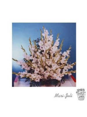 Ref.FMJ0025.Decoración de Iglesias con tonos verdes y blancos.